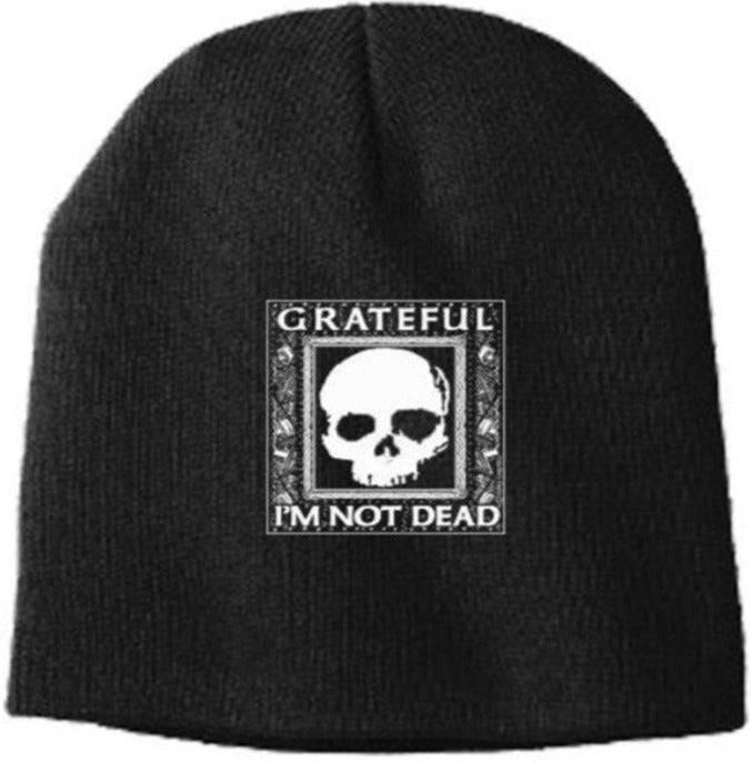 G100. Beanie Hat: Grateful I'm Not Dead - Premium Gifts from Valley Graphics - Just $19.95! Shop now at Choices Books & Gifts