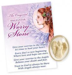 G085. Pocket Charm: Worry Stones - Premium Gifts from Angel Star - Just $6.95! Shop now at Choices Books & Gifts
