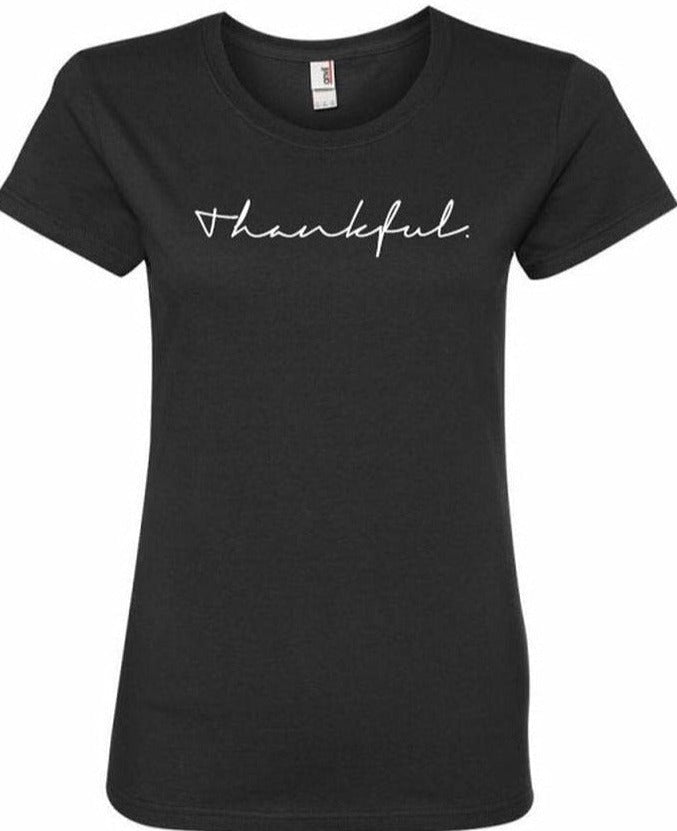 G110. Thankful Tshirt (Womens) - Premium Gifts from Daniella Darren Park - Just $29.95! Shop now at Choices Books & Gifts