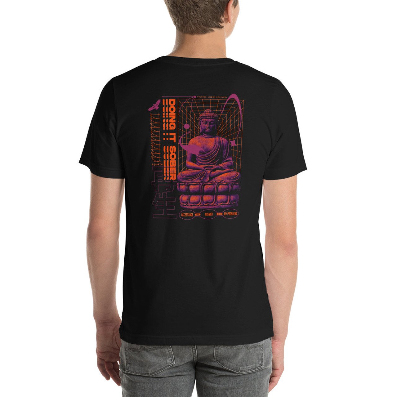 G113. Buddha Graphic Tshirt (Unisex)- Many Colors Available - Premium Gifts from Daniella Darren Park - Just $31.95! Shop now at Choices Books & Gifts