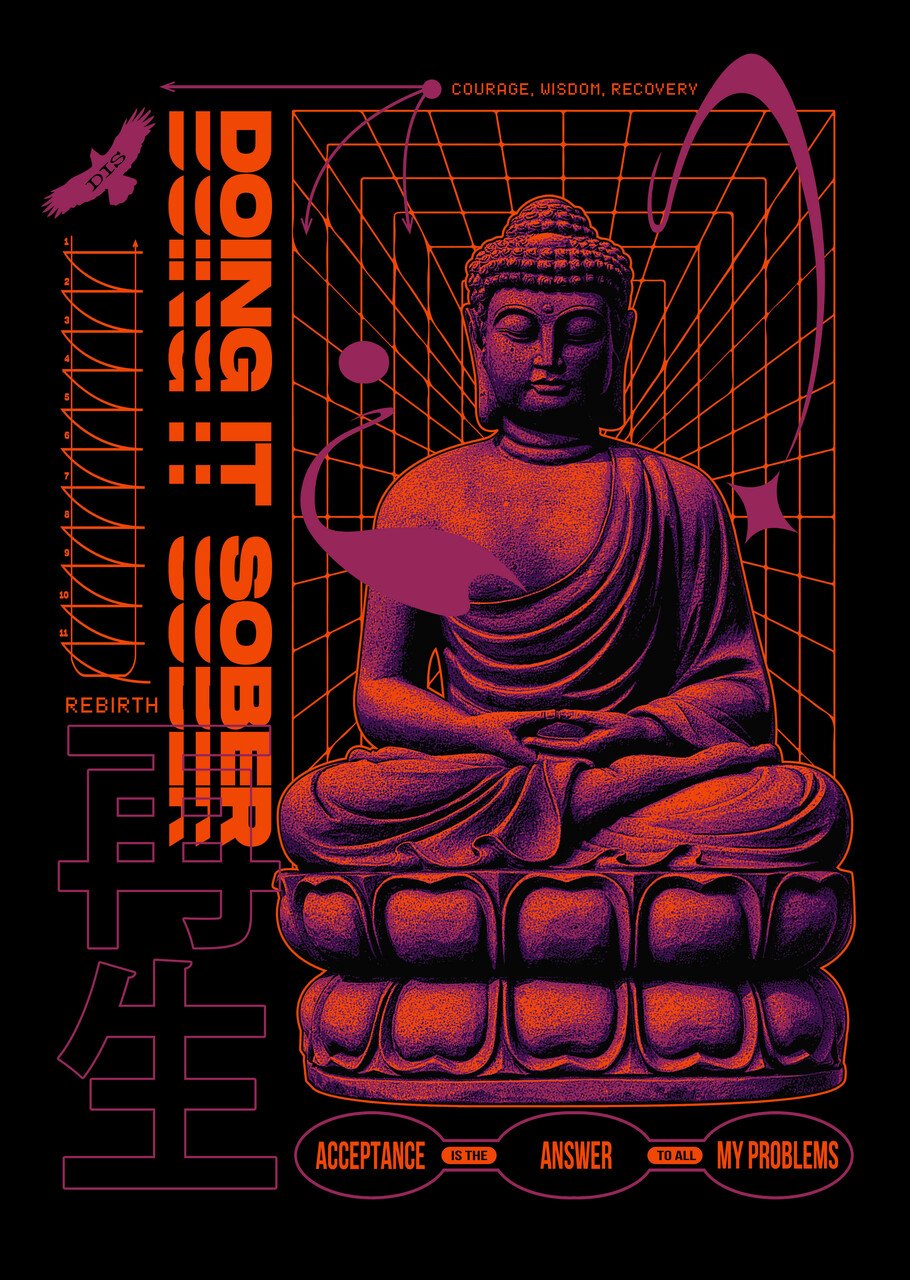 G113. Buddha Graphic Tshirt (Unisex)- Many Colors Available - Premium Gifts from Daniella Darren Park - Just $31.95! Shop now at Choices Books & Gifts
