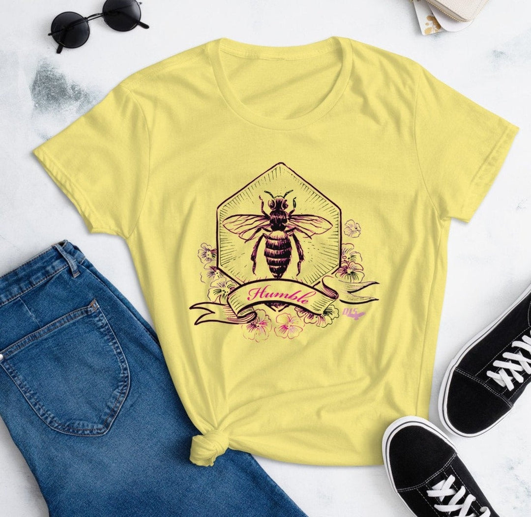 G114. Bee Humble Tshirt (Women's) - Many Colors Available - Premium Gifts from Daniella Darren Park - Just $29.95! Shop now at Choices Books & Gifts