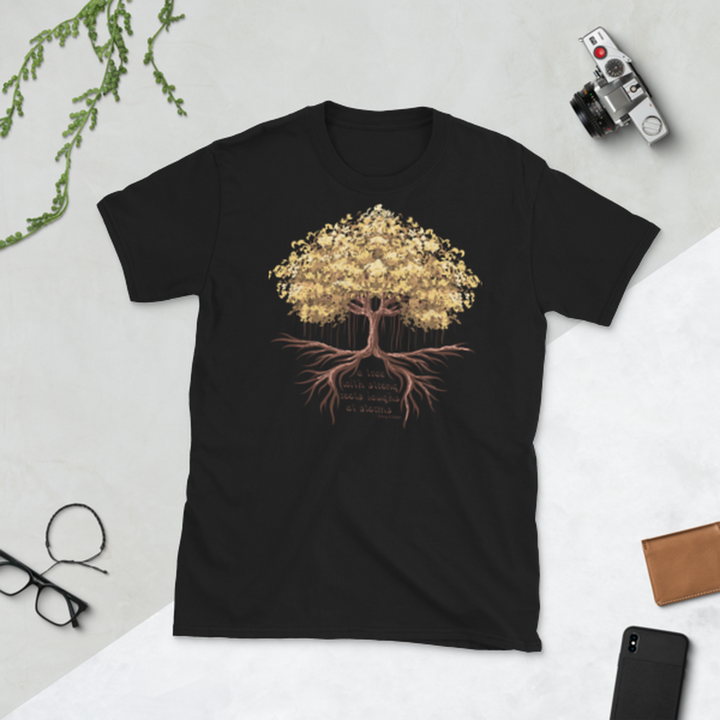 G117. Tree with Strong Roots TShirt (Unisex) - Many Colors Available - Premium Gifts from Daniella Darren Park - Just $29.95! Shop now at Choices Books & Gifts