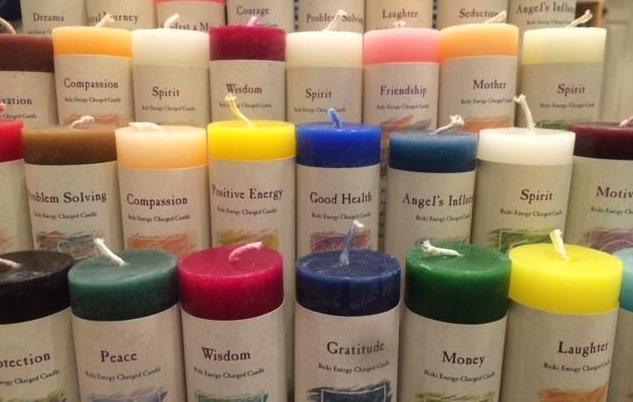 G119. Candle: Herbal Magic Pillars* - Premium Gifts from CRYSTAL JOURNEY CANDLES - Just $11.95! Shop now at Choices Books & Gifts