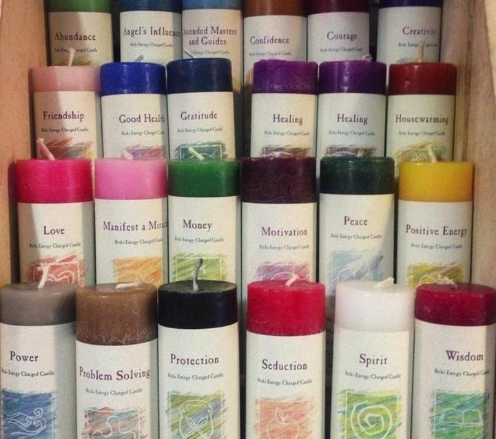 G119. Candle: Herbal Magic Pillars* - Premium Gifts from CRYSTAL JOURNEY CANDLES - Just $11.95! Shop now at Choices Books & Gifts