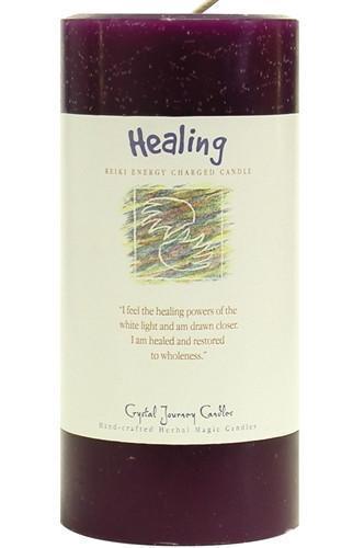G121. Herbal Magic Large Pillars* - Premium Gifts from CRYSTAL JOURNEY CANDLES - Just $19.95! Shop now at Choices Books & Gifts