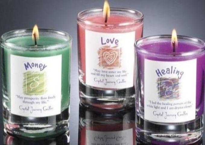 G122. Candle: Herbal Magic Votive Candle* - Premium Gifts from CRYSTAL JOURNEY CANDLES - Just $7.95! Shop now at Choices Books & Gifts