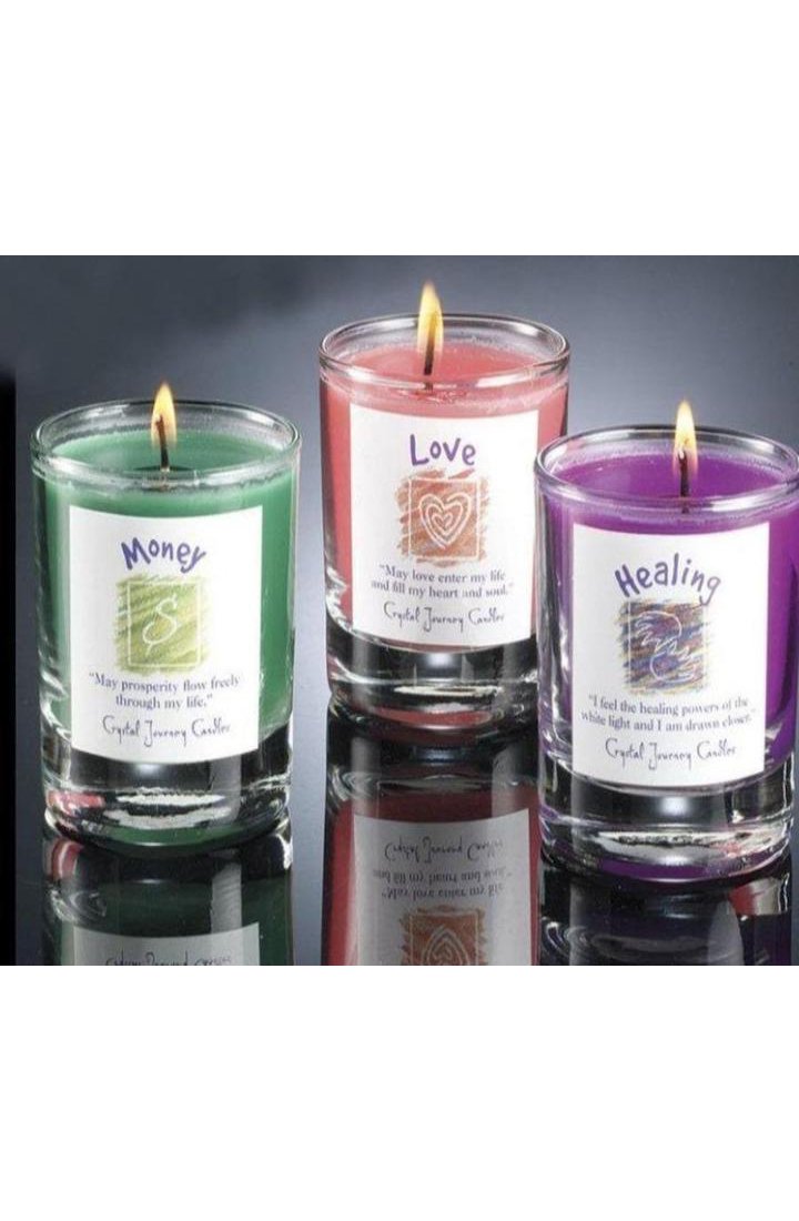G122. Candle: Herbal Magic Votive Candle* - Premium Gifts from CRYSTAL JOURNEY CANDLES - Just $7.95! Shop now at Choices Books & Gifts