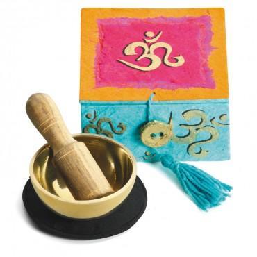 G134. Chakra Mini Singing Bowl - Om Symbol 2 - Premium Gifts from DZI - Just $29.95! Shop now at Choices Books & Gifts