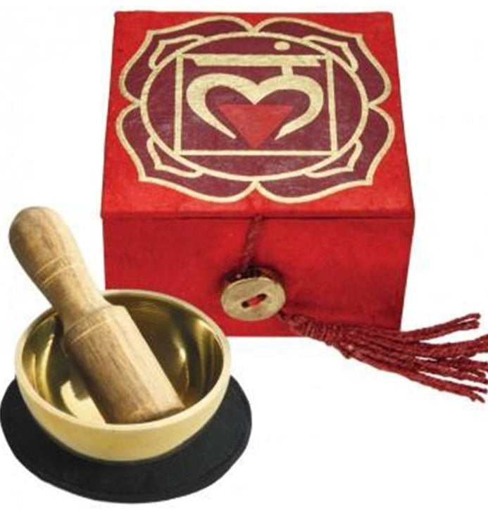G135. Chakra Mini Singing Bowl - 1st Chakra, Root - Premium Gifts from DZI - Just $29.95! Shop now at Choices Books & Gifts