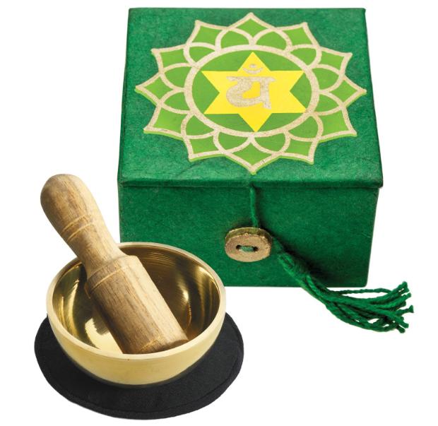 G138. Chakra Mini Singing Bowl - 4th Chakra, Heart - Premium Gifts from DZI - Just $29.95! Shop now at Choices Books & Gifts