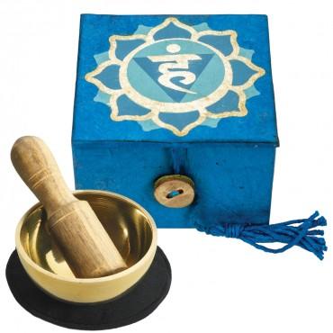 G139. Chakra Mini Singing Bowl - 5th Chakra, Throat - Premium Gifts from DZI - Just $29.95! Shop now at Choices Books & Gifts