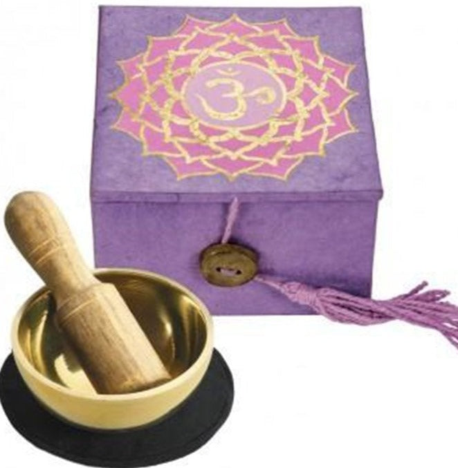 G141. Chakra Mini Singing Bowl - 7th Chakra, Crown - Premium Gifts from DZI - Just $29.95! Shop now at Choices Books & Gifts
