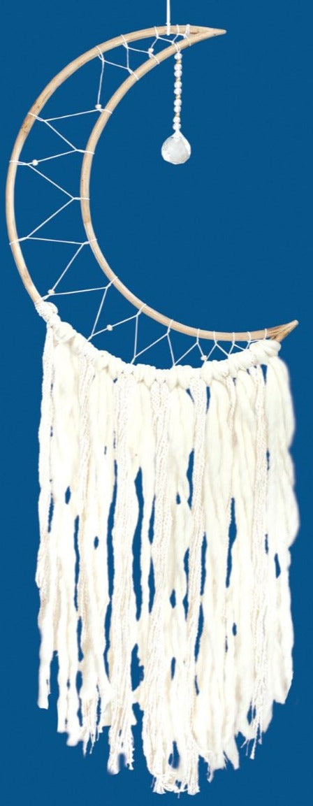 G164. Dreamcatcher: Crescent Moon (Large) - Premium Gifts from DZI Handmade - Just $49.95! Shop now at Choices Books & Gifts