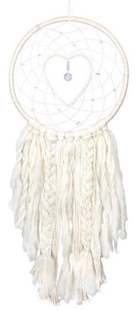 G166. Dreamcatcher: Crystal Heart - Premium Gifts from DZI Handmade - Just $44.95! Shop now at Choices Books & Gifts