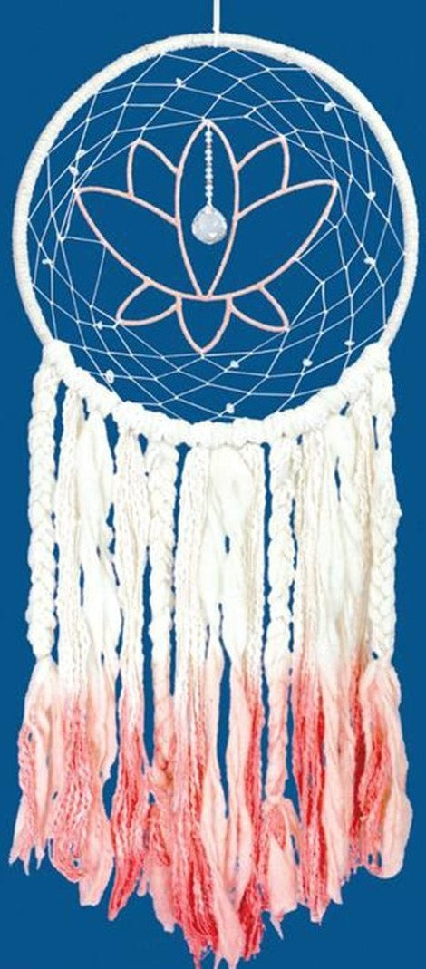 G168. Dreamcatcher: Crystal Lotus - Premium Gifts from DZI Handmade - Just $49.95! Shop now at Choices Books & Gifts