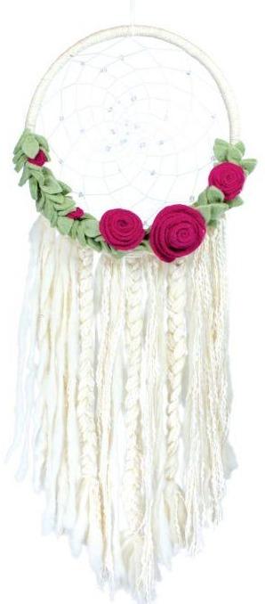 G169. Dreamcatcher: Roses - Premium Gifts from DZI Handmade - Just $49.95! Shop now at Choices Books & Gifts