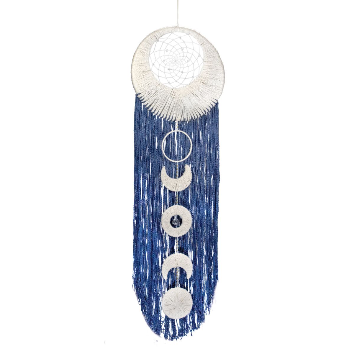 G174. Dreamcatcher: Lunar Phases, Blue - Premium Gifts from DZI Handmade - Just $74.95! Shop now at Choices Books & Gifts