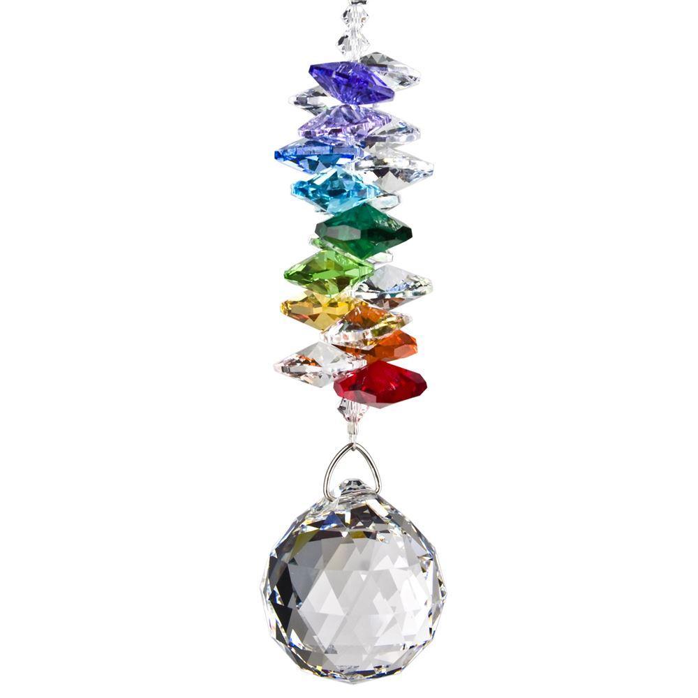 G193. Crystal Grand Cascade LARGE - Rainbow.  CCGR - Premium Gifts from Woodstock Percussions - Just $49.95! Shop now at Choices Books & Gifts