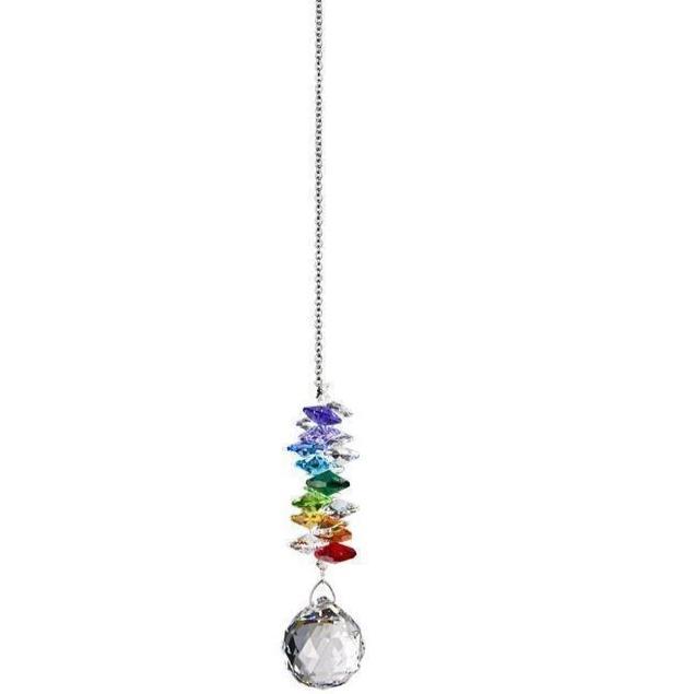 G193. Crystal Grand Cascade LARGE - Rainbow.  CCGR - Premium Gifts from Woodstock Percussions - Just $49.95! Shop now at Choices Books & Gifts