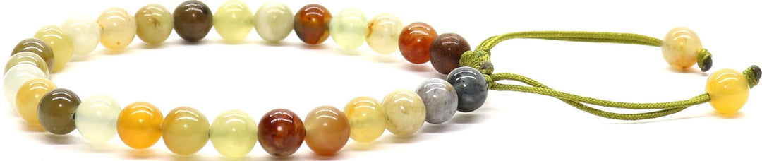 ZC01. Flower Jade Crystal Bracelet - Choices Books & Gifts