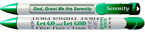 G095. Pen: Serenity Prayer Recovery Pen - Premium Gifts from Greeting Pen Company - Just $3.50! Shop now at Choices Books & Gifts