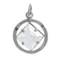 NS60. NA Symbol Birthstone Pendant, Sterling Silver - Premium Jewelry from 12 Step Gold by Jonathan Friedman - Just $24.95! Shop now at Choices Books & Gifts