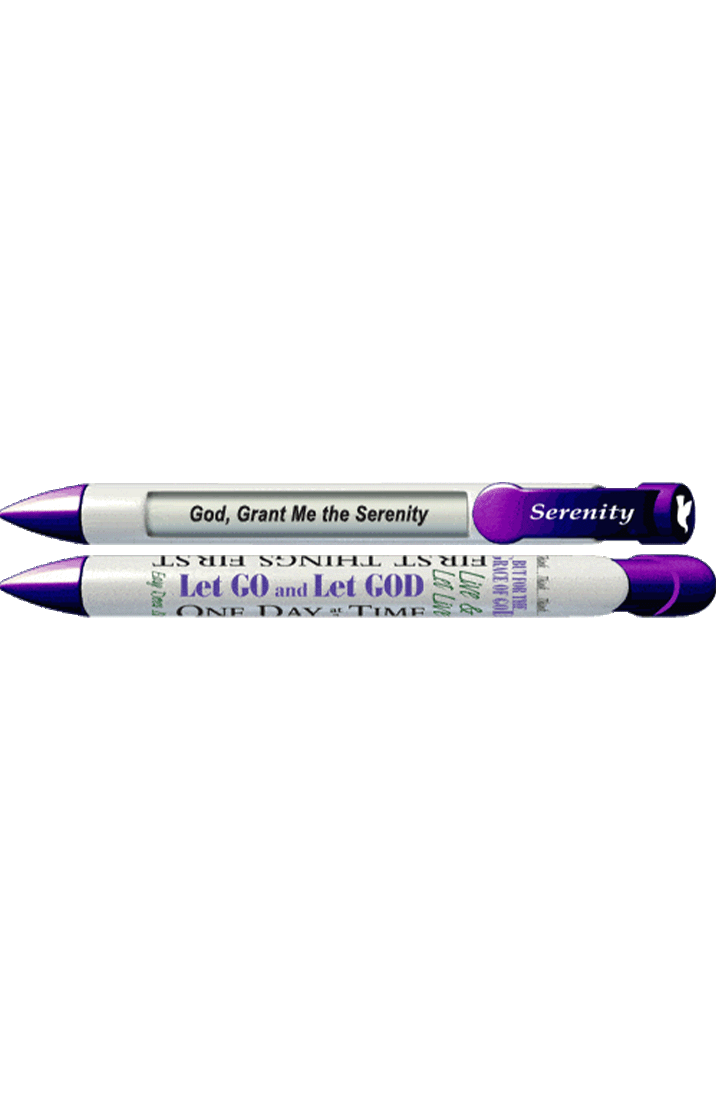 G095. Pen: Serenity Prayer Recovery Pen - Premium Gifts from Greeting Pen Company - Just $3.50! Shop now at Choices Books & Gifts
