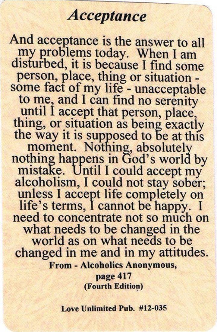 Wallet card: Acceptance - Choices Books & Gifts