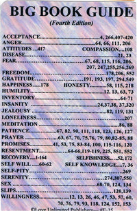 Wallet card: Big Book Guide - Premium Gifts from Love Unlimited - Just $1.25! Shop now at Choices Books & Gifts