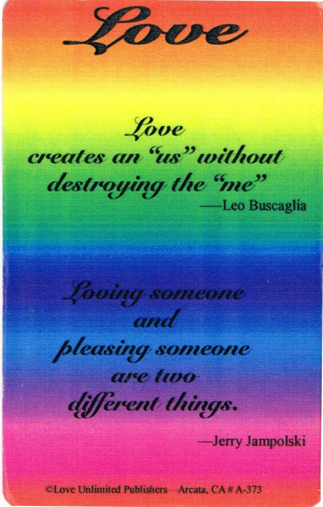 Wallet card: Love - Choices Books & Gifts