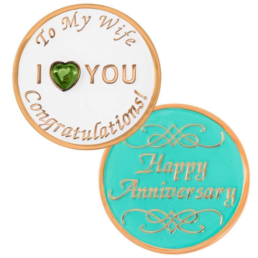 #Z11. Wife Anniversary Medallion - Premium Medallions from Choices - Just $13.95! Shop now at Choices Books & Gifts