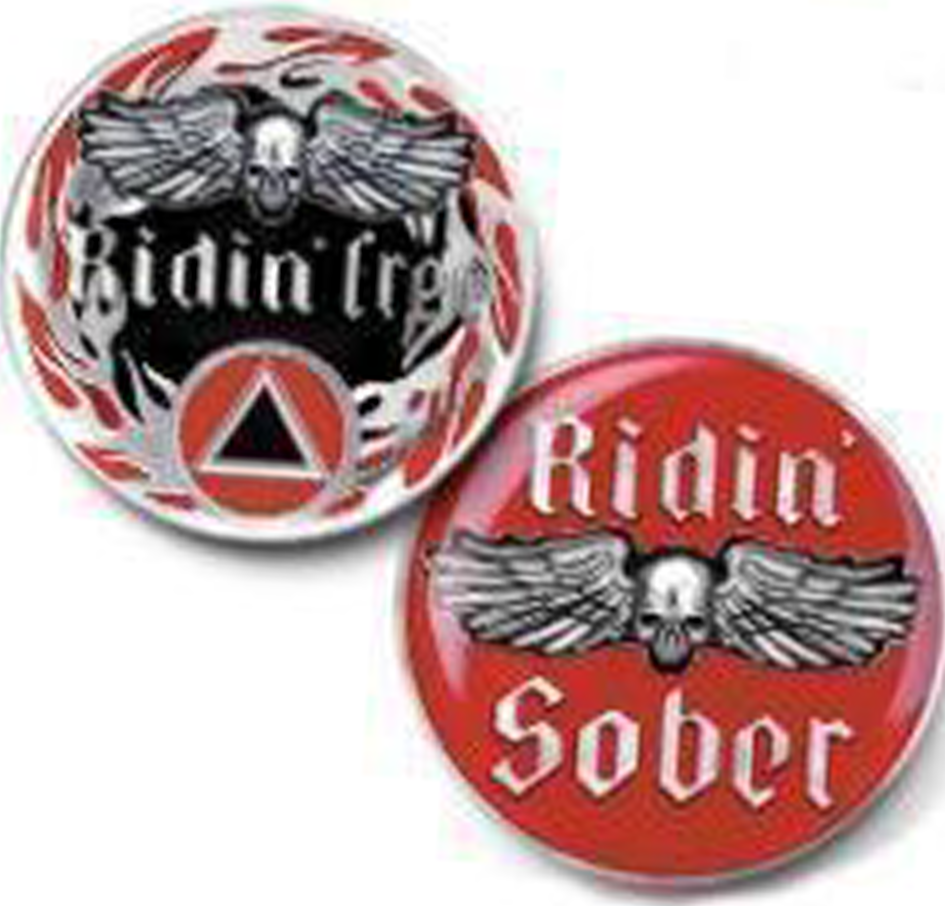 #Z35. Ridin' Free AA Medallion - Premium Medallions from Choices - Just $13.95! Shop now at Choices Books & Gifts