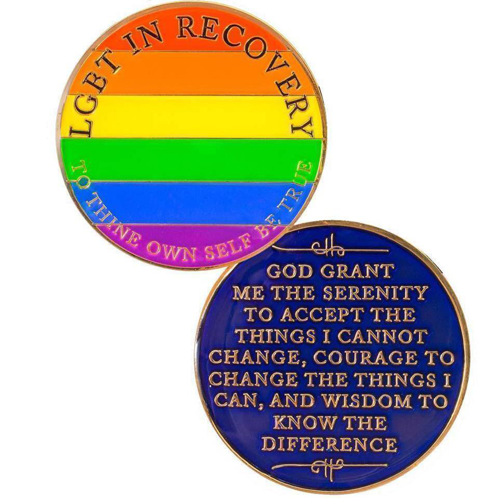 #Z48. LGBT Recovery Medallion - Premium Medallions from Choices - Just $13.95! Shop now at Choices Books & Gifts