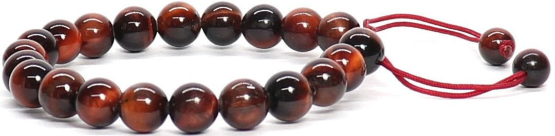 ZC01. Red Tiger's Eye Crystal Bracelet - Premium Jewelry from Other - Just $24.95! Shop now at Choices Books & Gifts