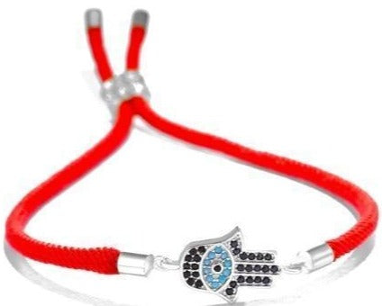 ZC19c. Hamsa Hand w Evil Eye Protection Bracelets MULTI COLORS - Premium Jewelry from DVB New York - Just $6.95! Shop now at Choices Books & Gifts