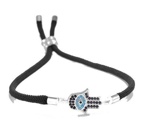 ZC20. Hamsa Hand w Evil Eye Protection Bracelets MULTI COLORS - Premium Jewelry from DVB New York - Just $6.95! Shop now at Choices Books & Gifts