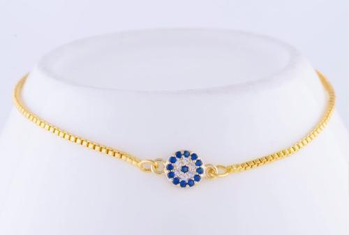 ZC25. Evil Eye Bracelet Gold, Silver, Rose. NEW! - Premium Jewelry from DVB New York - Just $9.95! Shop now at Choices Books & Gifts