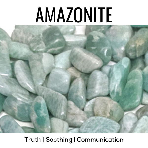 Z. Crystals: Amazonite (Tumbled) - Choices Books & Gifts