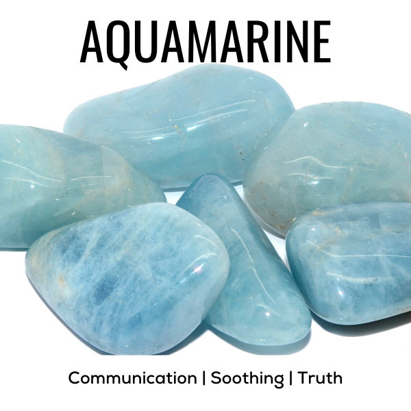Z. Crystals: Aquamarine (Tumbled) - Premium Gifts from Choices - Just $4.95! Shop now at Choices Books & Gifts