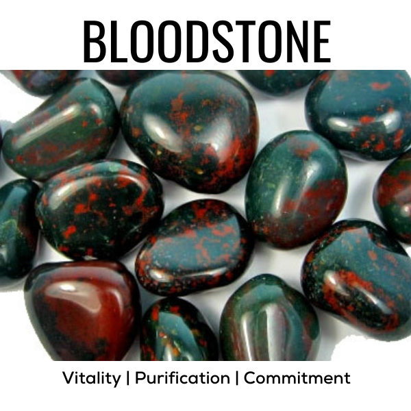 Z. Crystals: Bloodstone (Tumbled) - Choices Books & Gifts