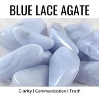 Z. Crystals: Blue Lace Agate (Tumbled) - Premium Gifts from Choices - Just $4.95! Shop now at Choices Books & Gifts