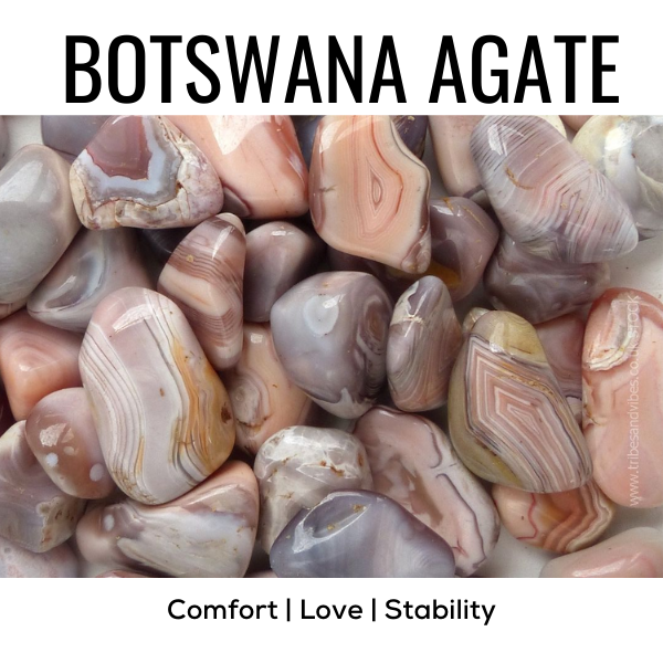 Z. Crystals: Botswana Agate (Tumbled) - Choices Books & Gifts