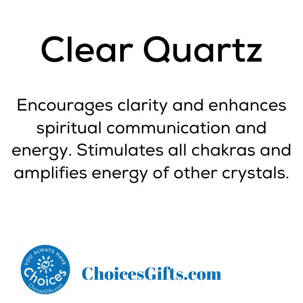 Z. Crystals: Clear Quartz (Tumbled) - Premium Gifts from Choices - Just $4.95! Shop now at Choices Books & Gifts