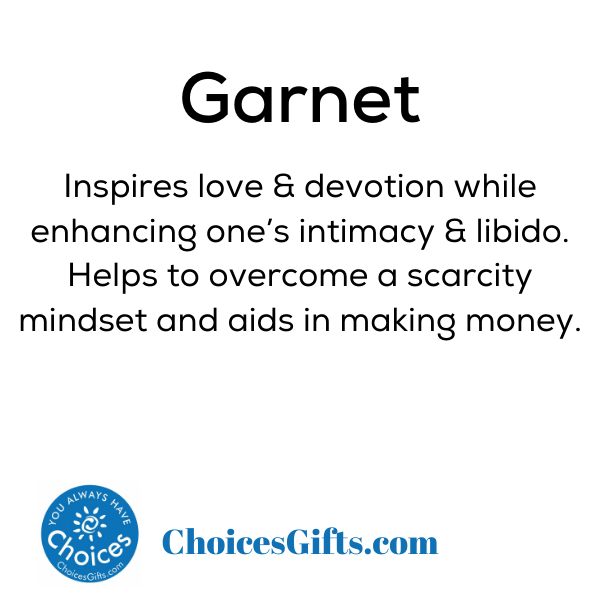 Z. Crystals: Garnet (Tumbled) - Premium Gifts from Choices - Just $4.95! Shop now at Choices Books & Gifts