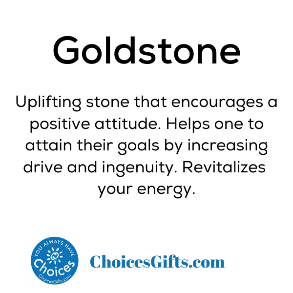 Z. Crystals: Goldstone (Tumbled) - Premium Gifts from Choices - Just $4.95! Shop now at Choices Books & Gifts