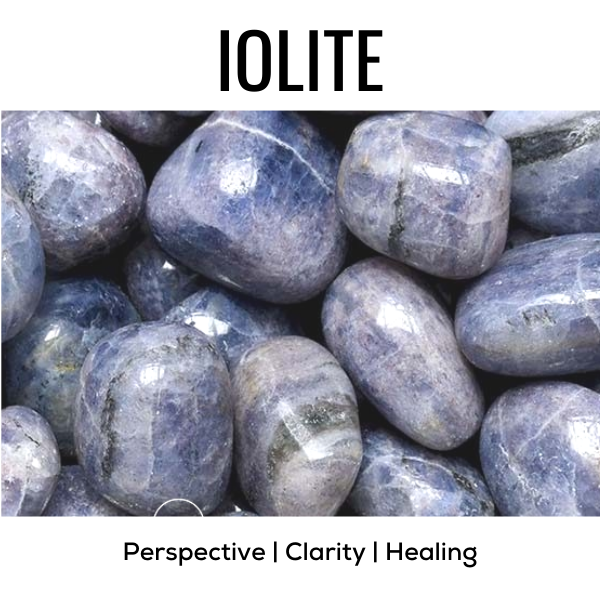 Z. Crystals: Iolite (Tumbled) - Choices Books & Gifts