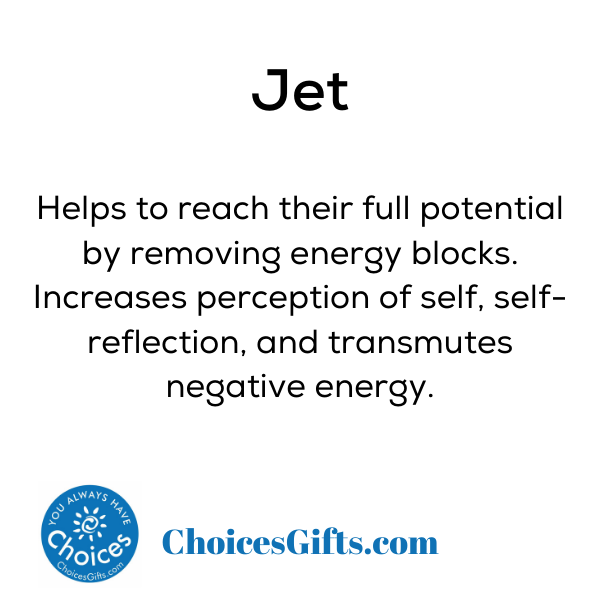 Z. Crystals: Jet (Tumbled) - Premium Gifts from Choices - Just $4.95! Shop now at Choices Books & Gifts