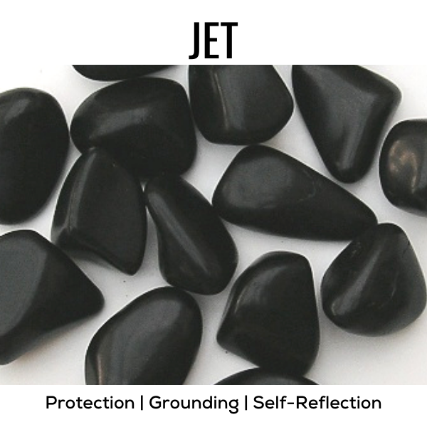 Z. Crystals: Jet (Tumbled) - Choices Books & Gifts