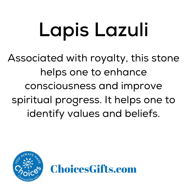 Z. Crystals: Lapis Lazuli (Tumbled) - Premium Gifts from Choices - Just $4.95! Shop now at Choices Books & Gifts